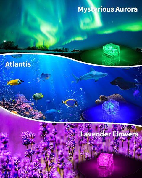 SHARLOVY Light Up Bath Bombs with Surprise Inside, 4.23 oz XL Natural Gift Set 6 with Essential Oils, Magnesium Large Bath Bombs for Women Relaxing Spa Skin Moisturize Gifts for Women