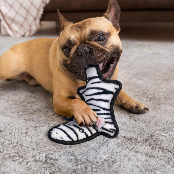 SHARLOVY No Stuffing Dog Toys Crinkle Squeaky, Long Lasting Chews for Aggressive, Durable Plush Dog Puppy Chew Toys for Teething, with 6 Tough Layers for Small Medium Large Breed - VITSCAN