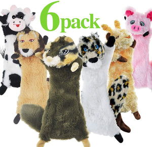 6 Pack Dog Toys Crinkle Dog Toys - VITSCAN